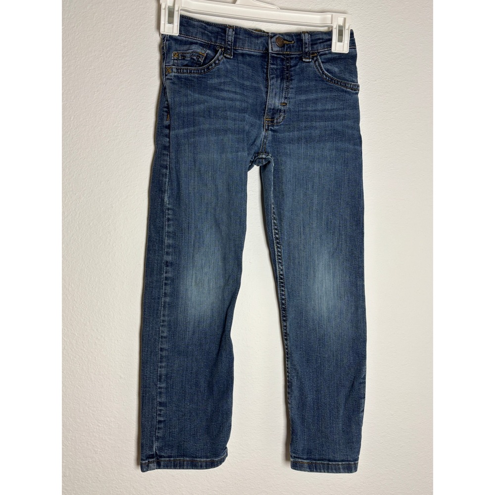 Wrangler‎ Boys Classic Straight Leg Jeans Medium Wash Blue Size 7 Regular